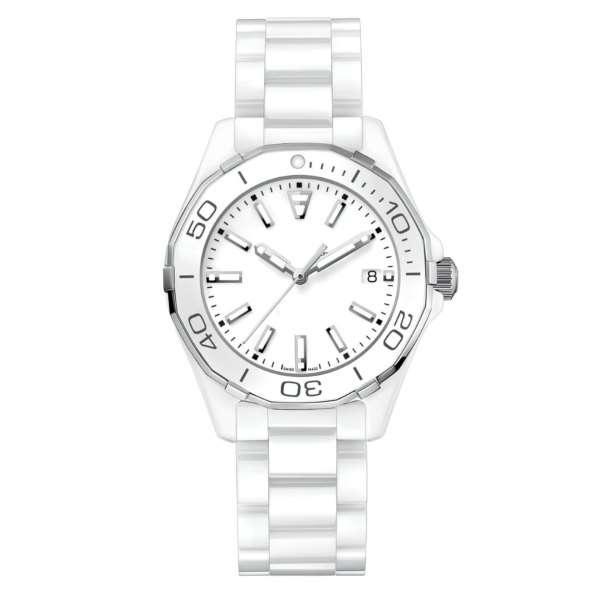 Aquaracer Full Ceramic White Dial 35mm